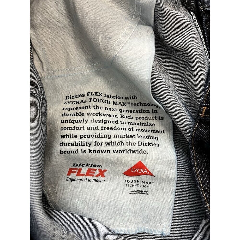 Dickies Men's Cargo Dark Blue Jeans Size 40 X 30 🤖 - Picture 4 of 8